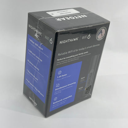 New Netgear Nighthawk WiFi 6 Router AX1800 1.8 Gbps