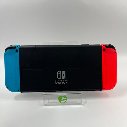 Nintendo Switch OLED Video Game Console HEG-001 Neon Red/Neon Blue￼