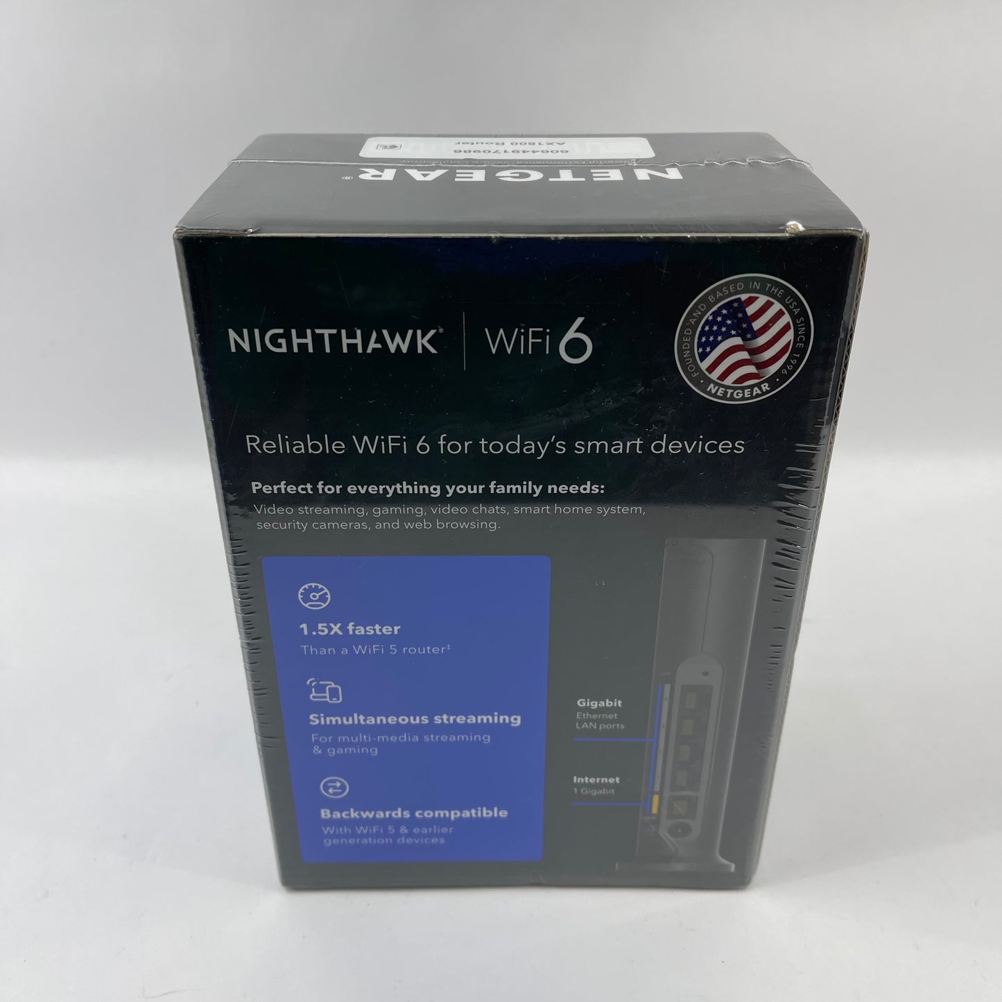 New NETGEAR Nighthawk AX1800 Dual Band Wireless Router RAX9-100PAS
