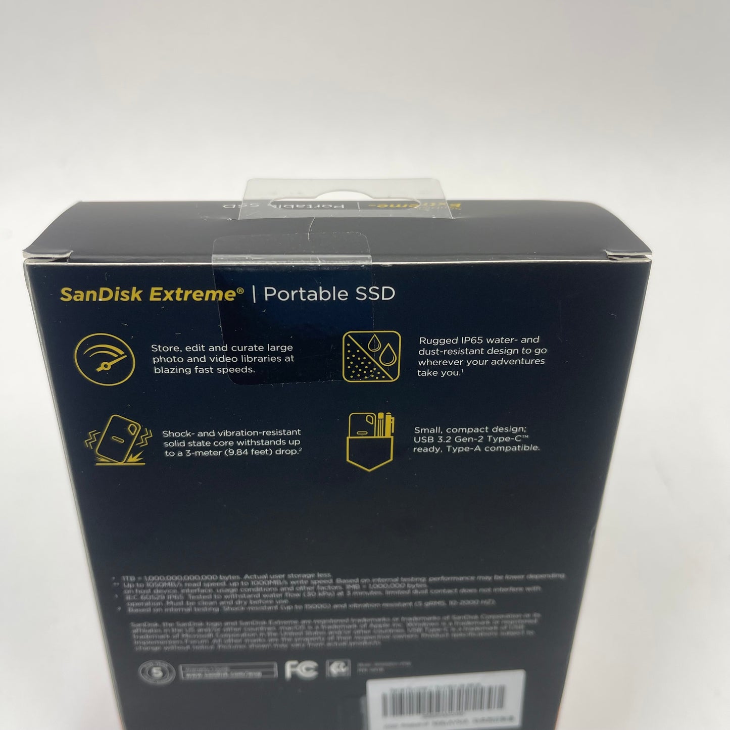 New SanDisk Extreme Portable SSD 4TB USB-C SSD SDSSDE51-4T00-AW25