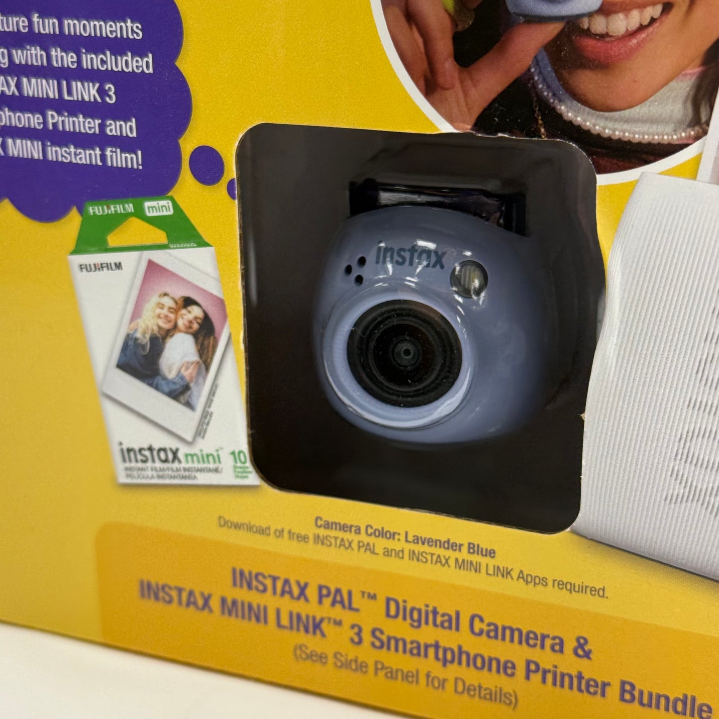 New Fujifilm Instax PAL Camera & Mini Link 3 Smartphone Printer Bundle 600023987