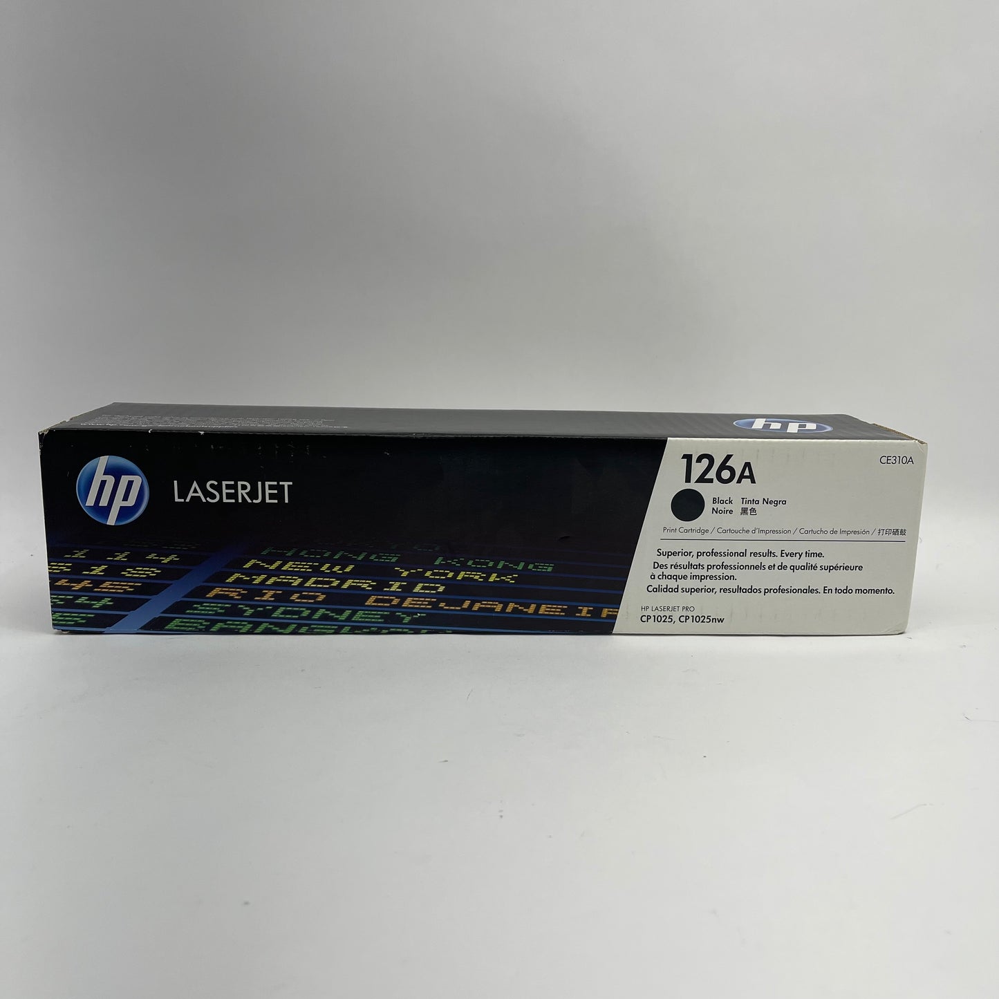 New HP 126A CE310A Black Ink Cartridge Prod Date Jul 2018