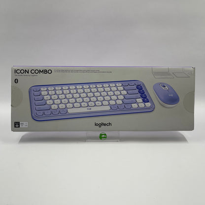 New Logitech Icon Combo White/Blue 920-013888 For PC and Mac