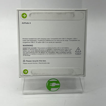 New Apple AirPods 4th Gen with Charging Case A3053 A3058 A3050 MXP63LL/A