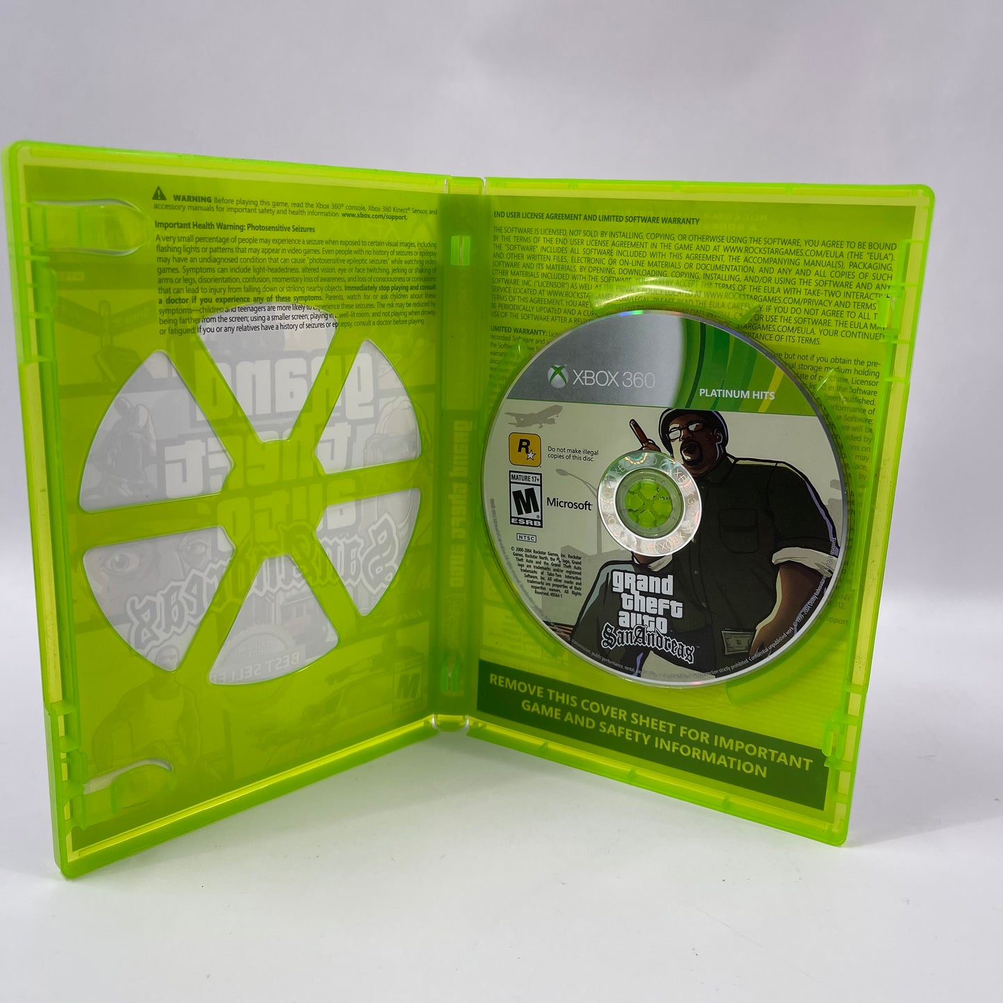 Grand Theft Auto San Andreas [Platinum Hits] (Microsoft Xbox One, 2004)