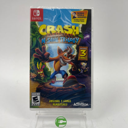 New Crash Bandicoot N. Sane Trilogy (Nintendo Switch, 2018)