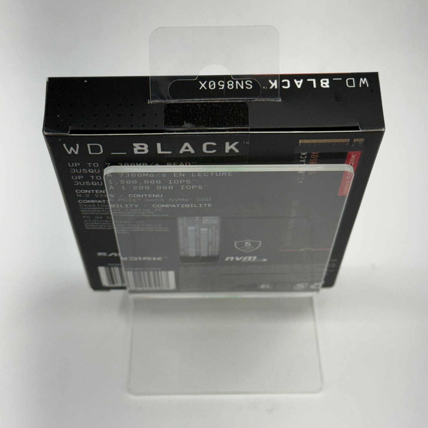 New Western Digital WD Black SN850X 2TB 2280mm M.2 NVMe Gen 4.0 x 4 SSD