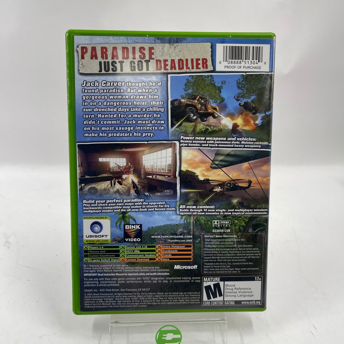 Far Cry Instincts Evolution (Microsoft Xbox, 2006)