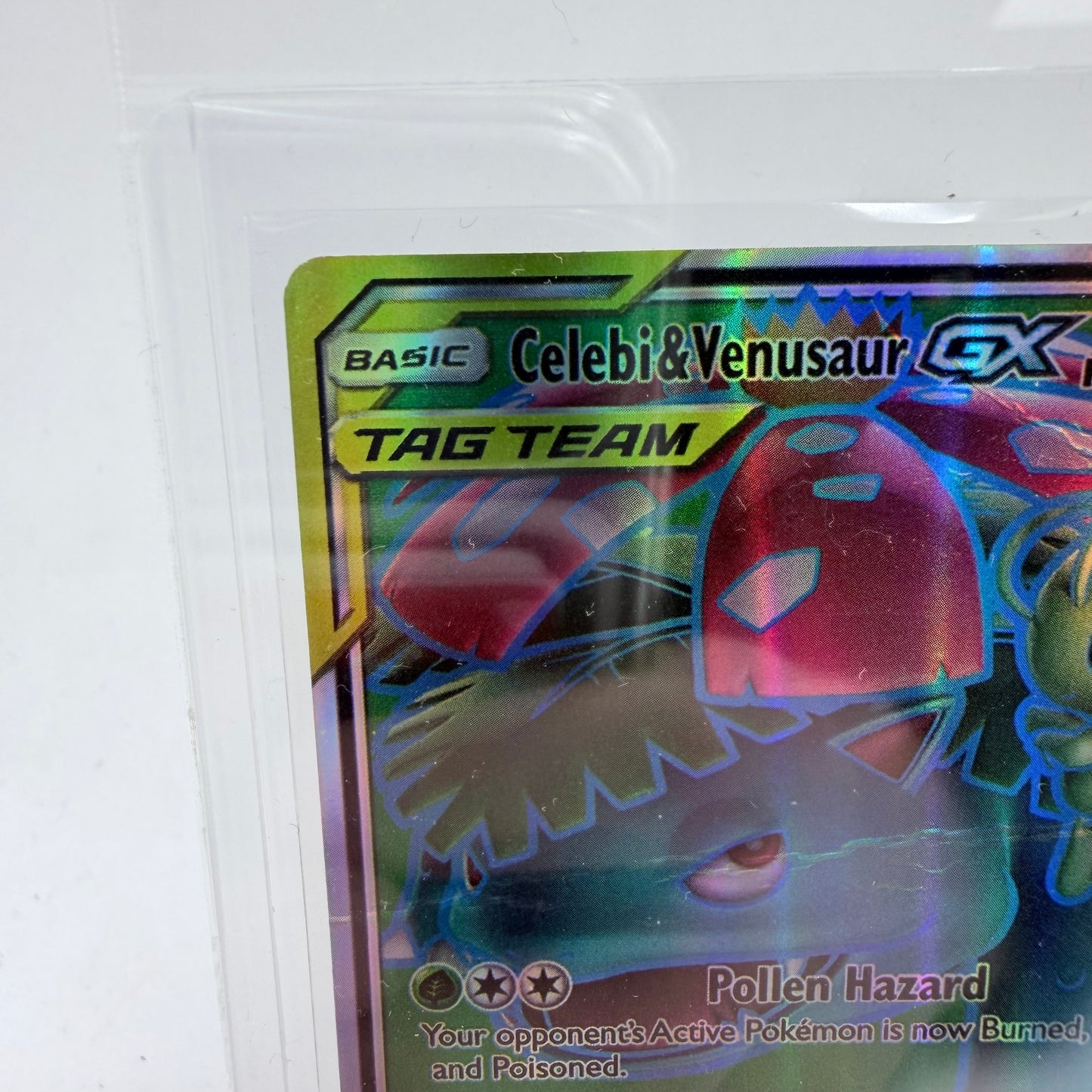 Pokémon TCG Celebi & Venusaur GX Full Art #159 SM Team Up Trading Card 159/181