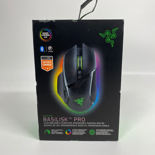 New Razer Basilisk V3 Pro Customizable Wireless Gaming Mouse RZ01-04620100-R3U1