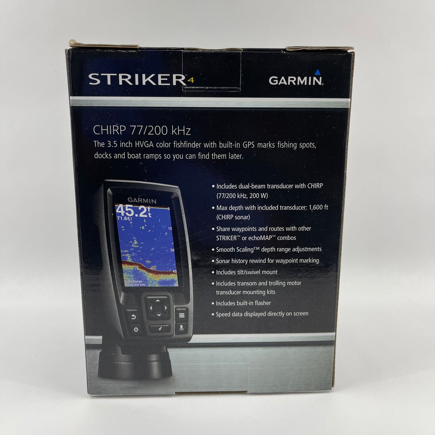 New Garmin Striker 4 Fishfinder With Built-In GPS 010-01550-00