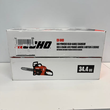 New Echo CS-3410 Gas Powered Rear Handle Chainsaw