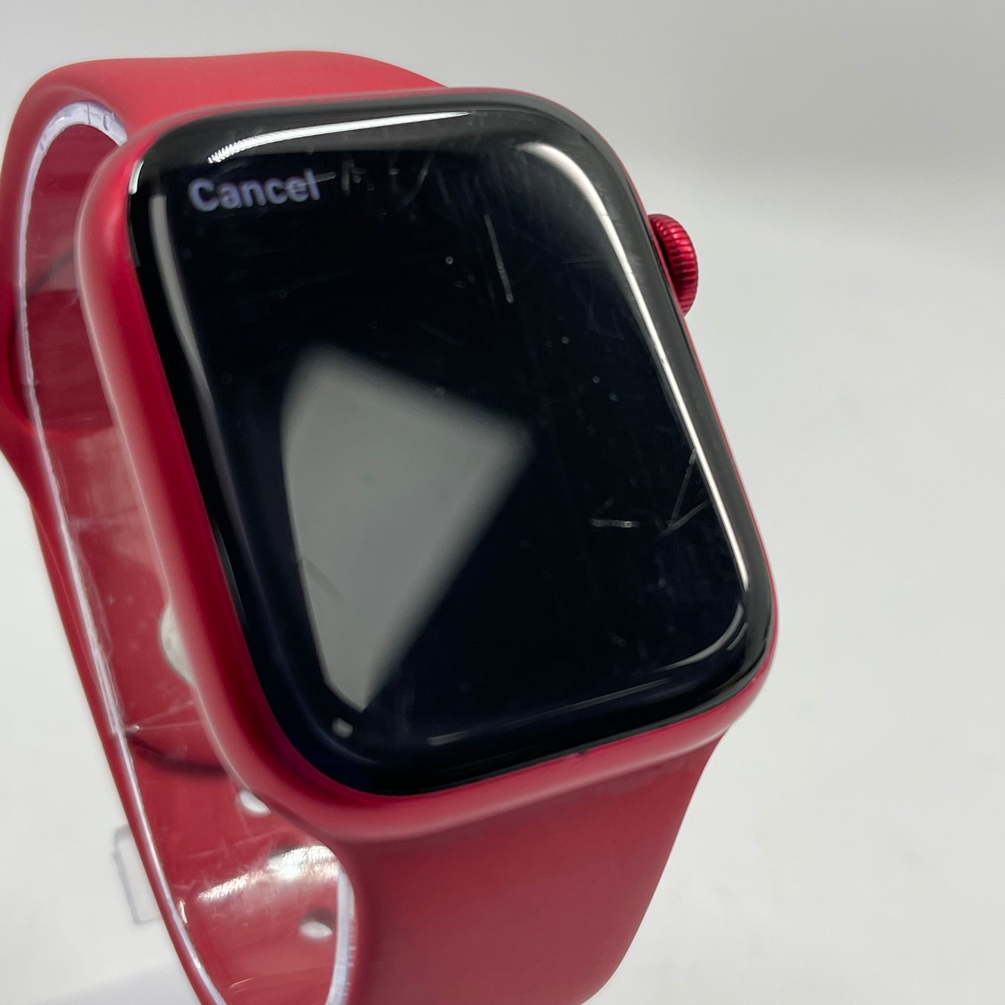 GPS Only Apple Watch Series 9 45MM Product Red Aluminum Red Sport Band A2980