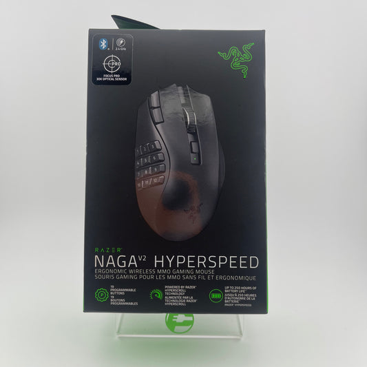 New Razer Naga V2 HyperSpeed Wireless Gaming Mouse RZ01-0360
