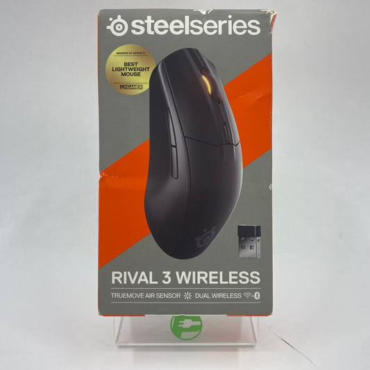 New SteelSeries Rival 3 Wireless Gen 2 Black 62687 Wireless Gaming Mouse