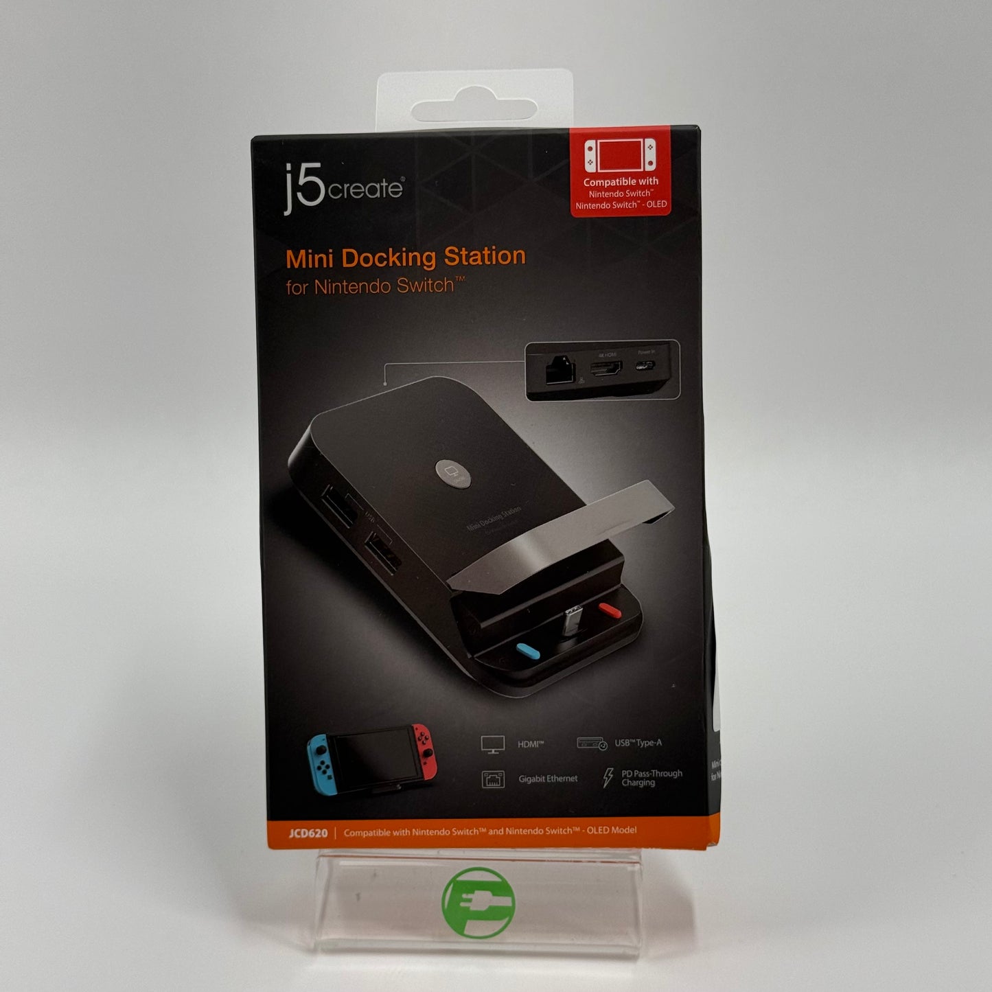 New J5Create JCD620 Mini Docking Station Compatible With Nintendo Switch OLED