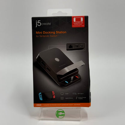 New J5Create JCD620 Mini Docking Station Compatible With Nintendo Switch OLED