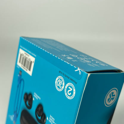 New JLab Flex Open Wireless Earbuds Black EBFLEXRBLK124