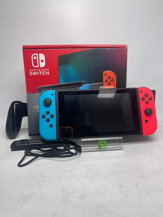 Nintendo Switch v2 Video Game Console HAC-001(-01) Red/Blue