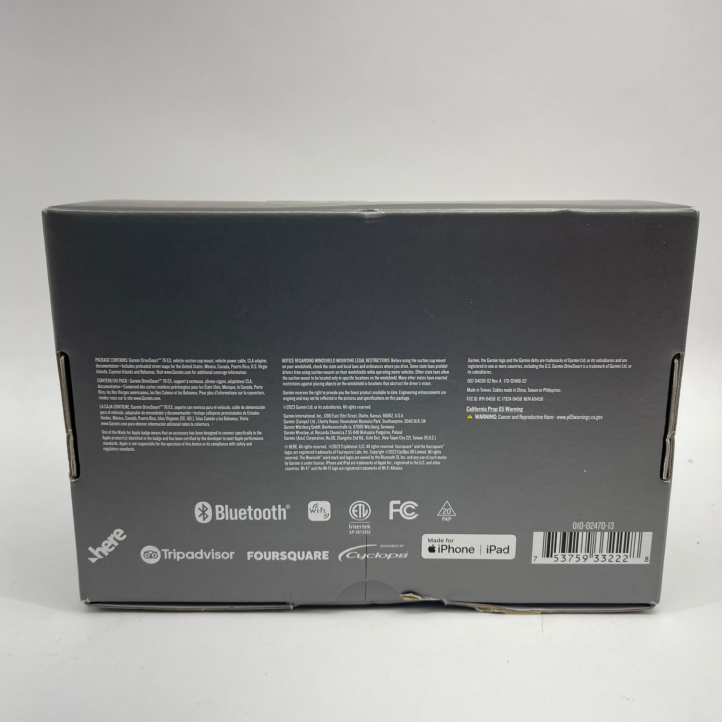 New Garmin Drive Smart 76 EX 7" GPS Navigator 010-02470-13