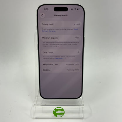 Factory Unlocked Apple iPhone 17 Pro 256GB Silver MG7K4LL/A