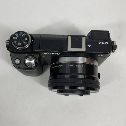 Sony Alpha NEX-6 16.1MP Mirrorless Camera E PZ f/3.5-5.6 16-50mm OSS Lens