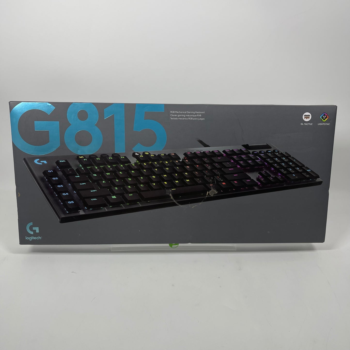 New Logitech G815 LIGHTSYNC RGB Mechanical Gaming Keyboard  920-008984