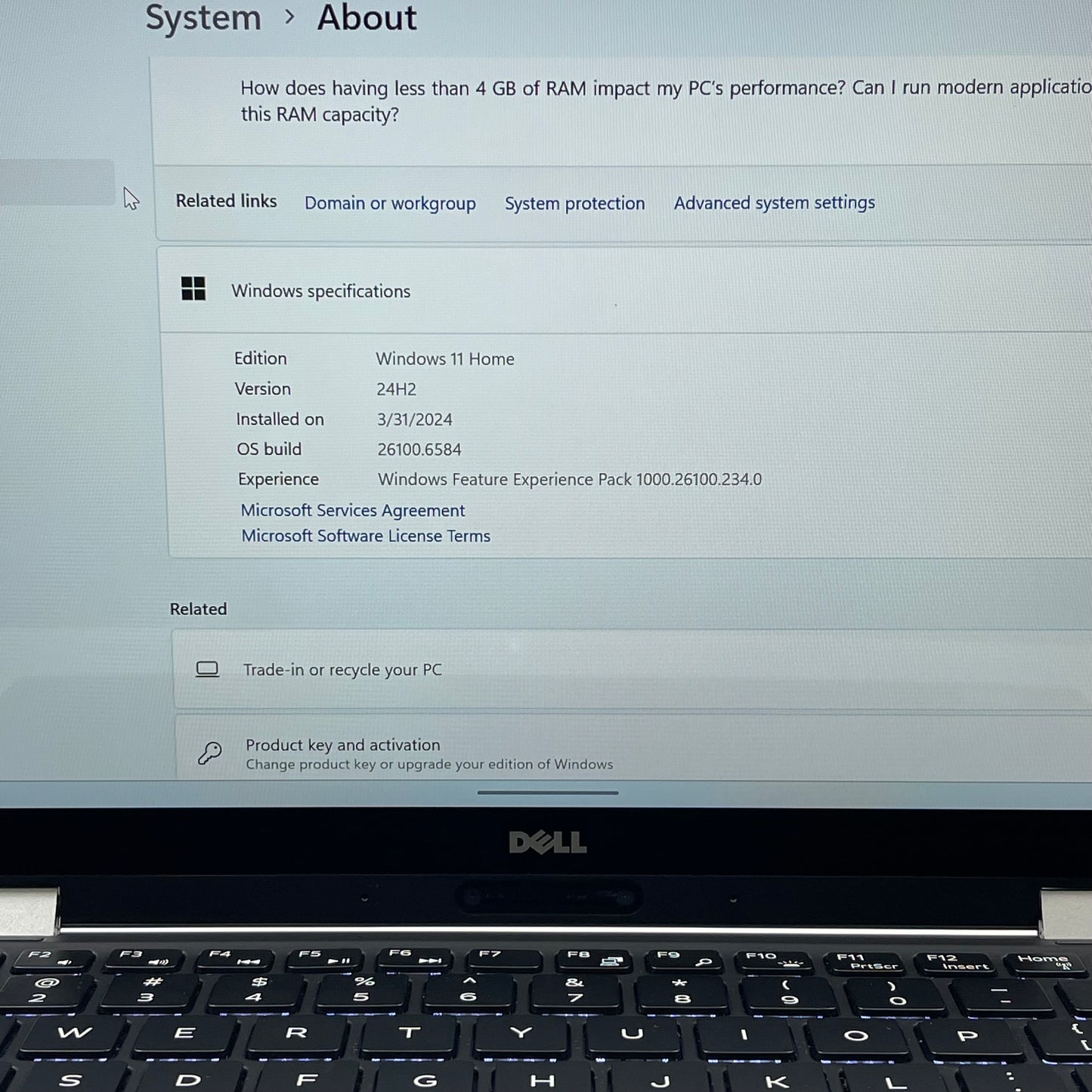 Dell XPS 13 9365 2-IN-1 13.3" i5-7y54 1.6GHz 4GB RAM 128GB SSD