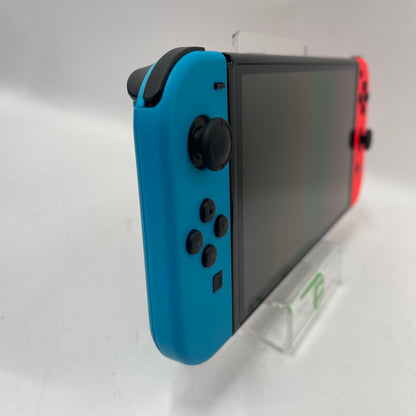 Nintendo Switch OLED Video Game Console HEG-001 Neon Red/Neon Blue
