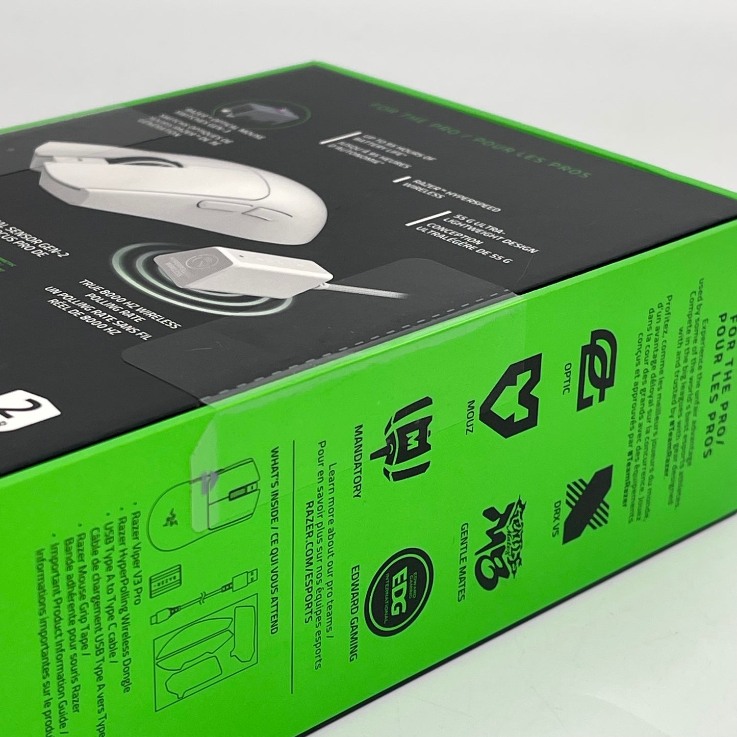 New Razer Viper V3 Pro White Edition Wireless Gaming Mouse RZ01-0512