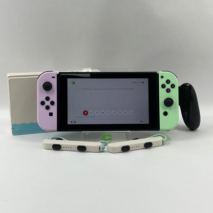 Nintendo Switch v2 Video Game Console HAC-001(-01)  Animal Crossing Edition