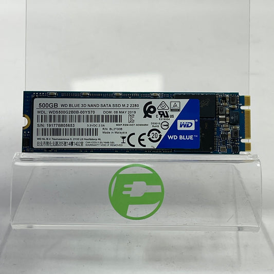 Western Digital WD Blue 500GB 2280mm SATA III 6Gbps SSD WDS500G2B0B-00YS70