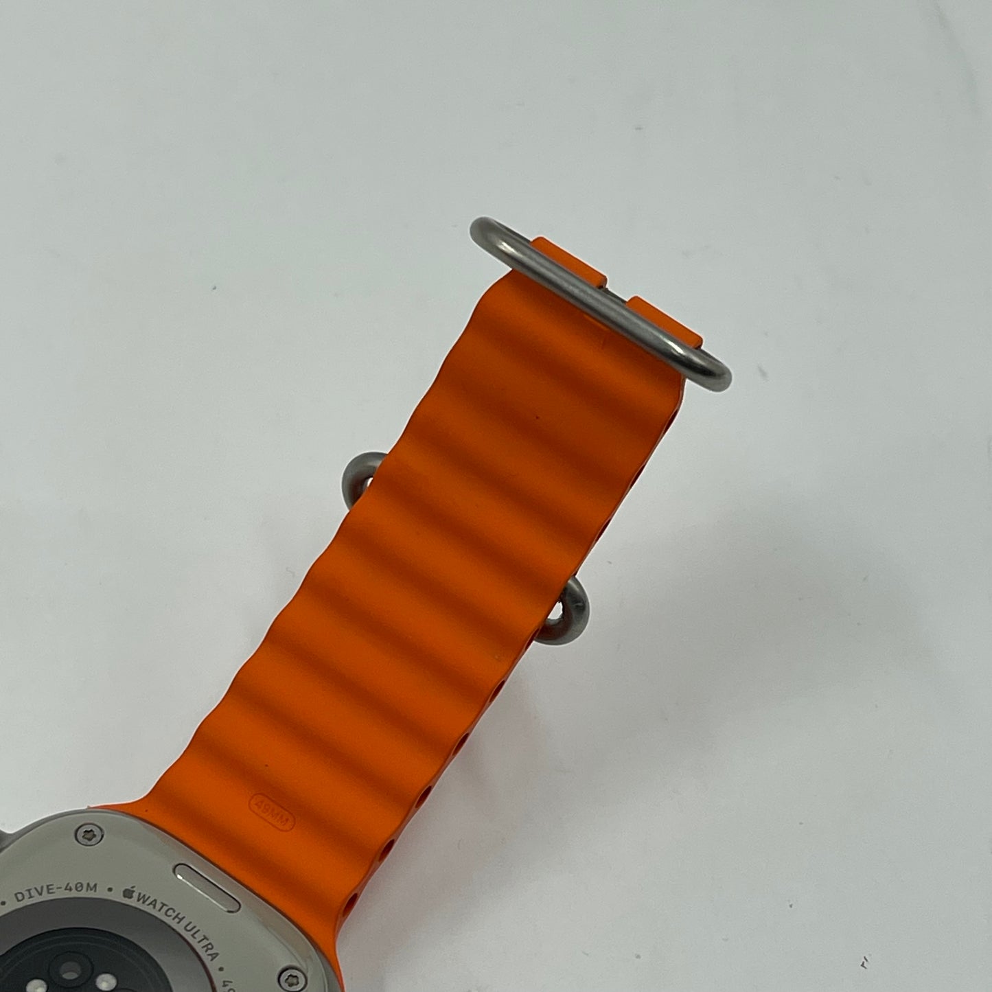 Unlocked Apple Watch Ultra 2 49MM Natural Titanium Orange Ocean Band MREH3LL/A