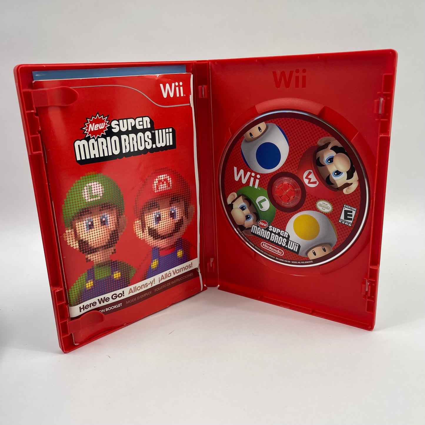 Nintendo Wii Video Game Console RVL-001 25th Anniversary Mario Red Edition