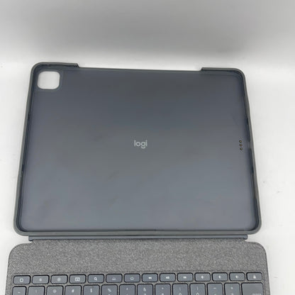 Logitech Combo Touch Detachable Keyboard Case 820-009679 iPad Pro 12.9" 5th 6th