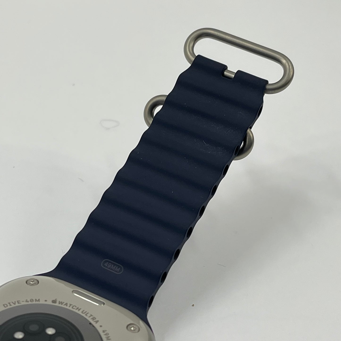 Unlocked Apple Watch Ultra 2 49MM Natural Titanium Anchor Blue Ocean Band