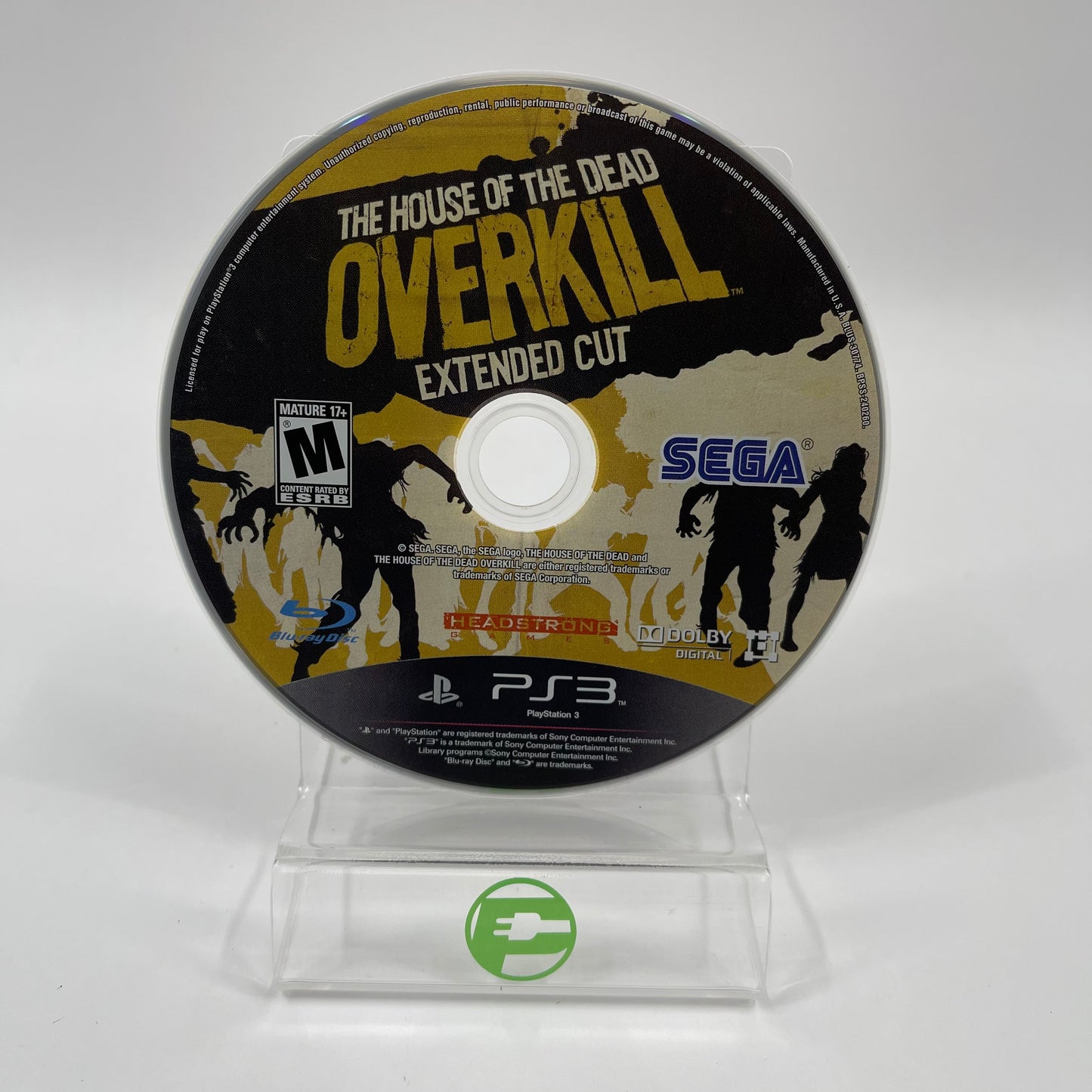 The House Of The Dead Overkill Extended Cut (Sony PlayStation 3 PS3, 2011)