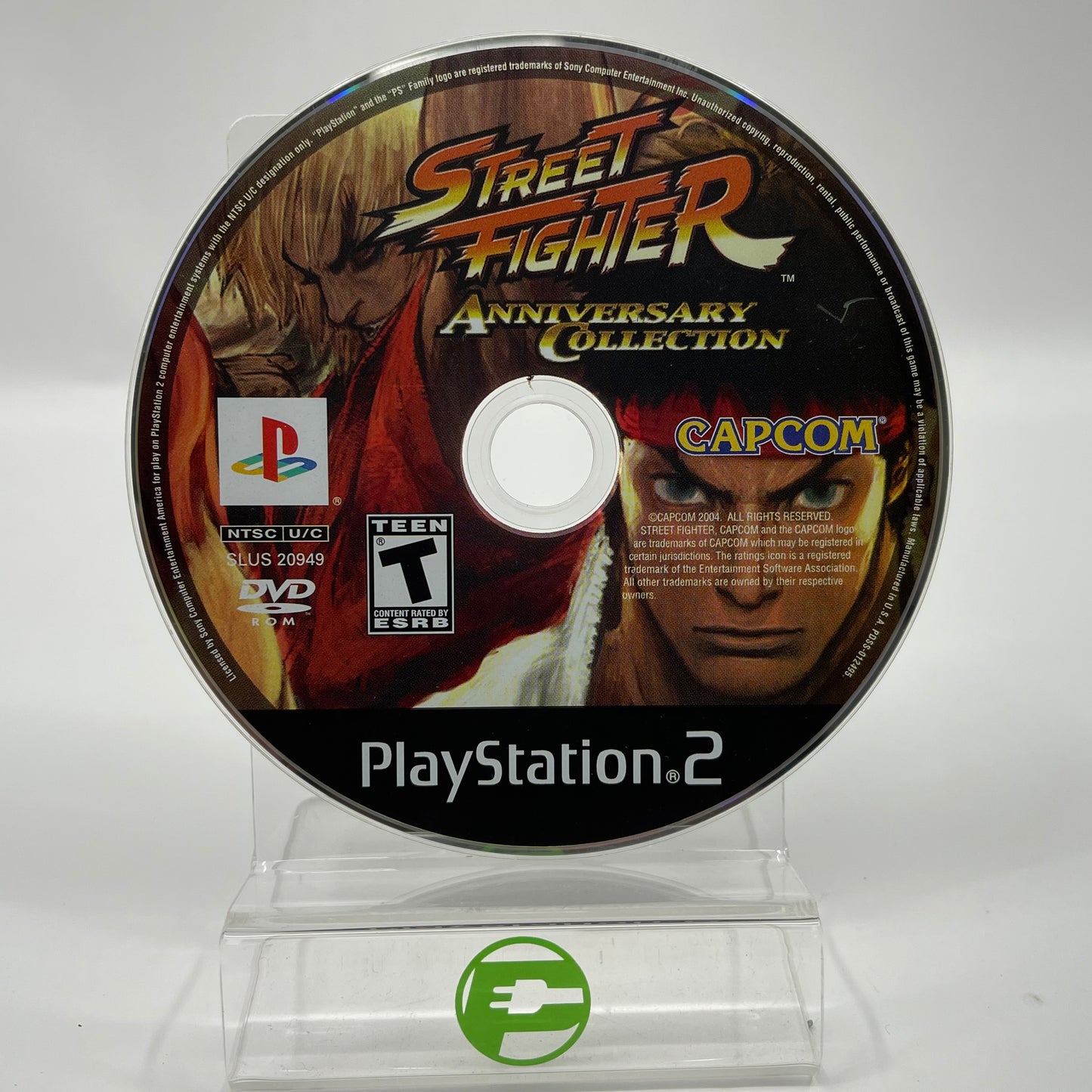 Street Fighter Anniversary Collection (Sony PlayStation 2 PS2, 2005) Disc Only
