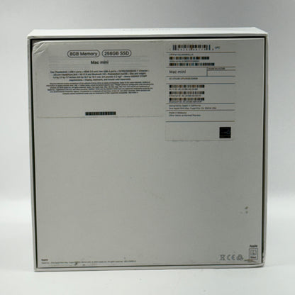 2020 Apple Mac Mini M1 3.2GHz 8GB RAM 256GB SSD Silver A2348