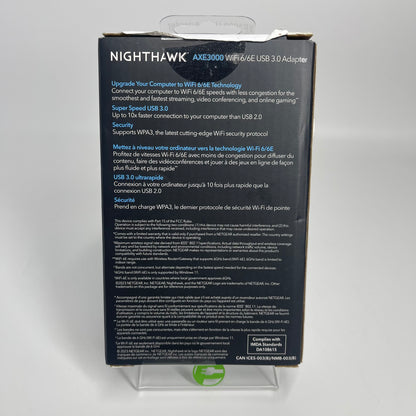 New Netgear Nighthawk AXE3000 Tri-Band WiFi USB Adapter