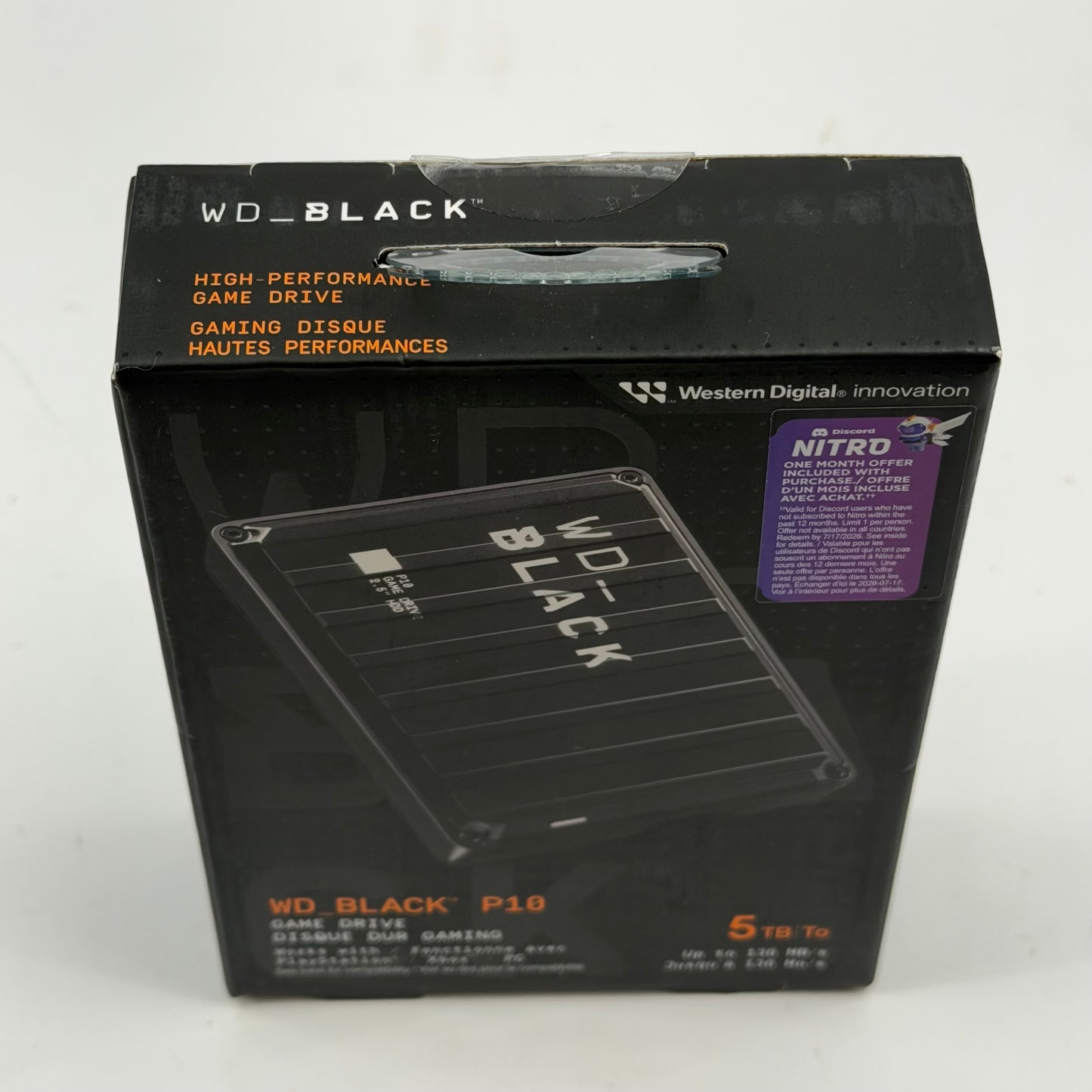 New Western Digital 2.5" WD_Black P10 5TB HDD WDBA3A0050BBK-0B