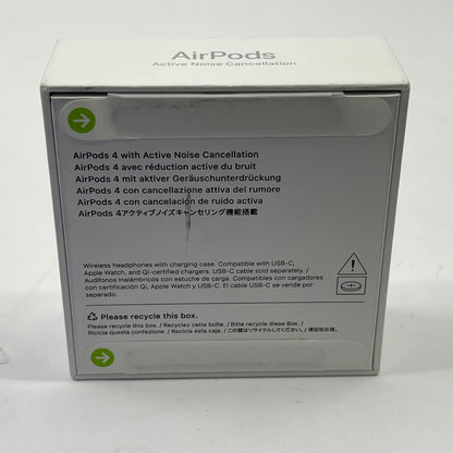 New Apple AirPods 4th Gen ANC with MagSafe Charging Case MXP93LL/A