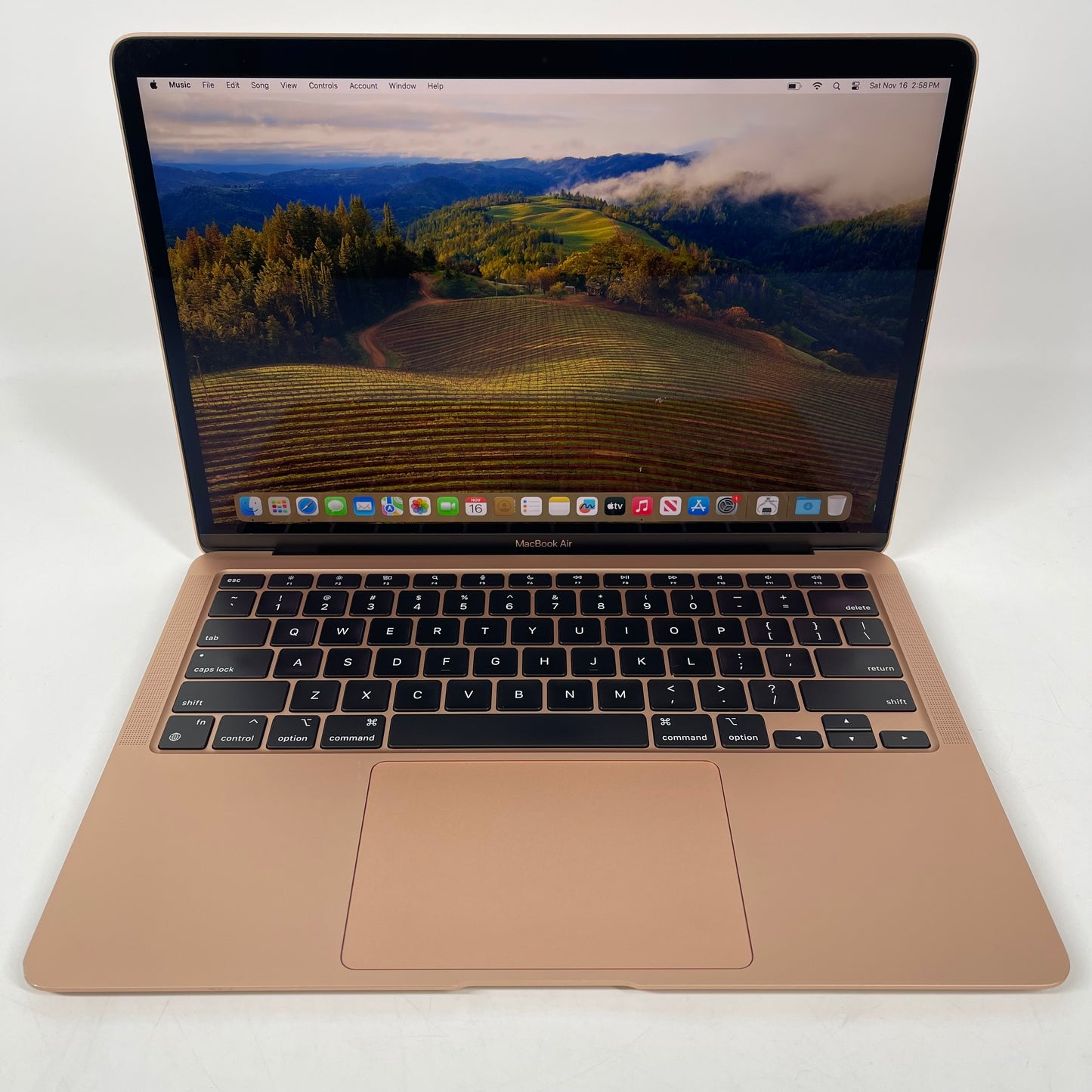 2020 Apple MacBook Air 13" M1 3.2GHz 8GB RAM 256GB SSD Gold A2337