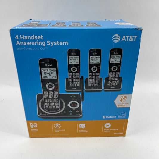 New AT&T DLP72412 4 Handset Answering System