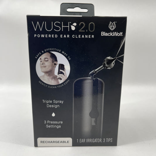 New BlackWolf WUSH 2.0 Powered Ear Cleaner WUSH1202