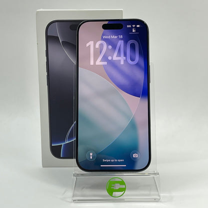 Factory Unlocked Apple iPhone 16 Pro 128GB Black MYM93LL/A