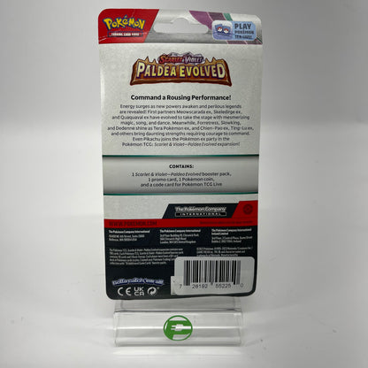 New Pokemon TCG Scarlet & Violet Paldea Evolved Single Pack Blister [Smoliv]