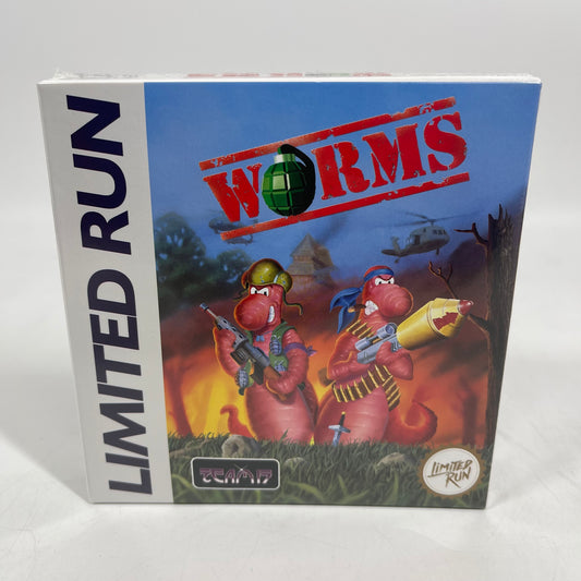 New Worms  (Nintendo GameBoy, 2024)  Limited Run Games