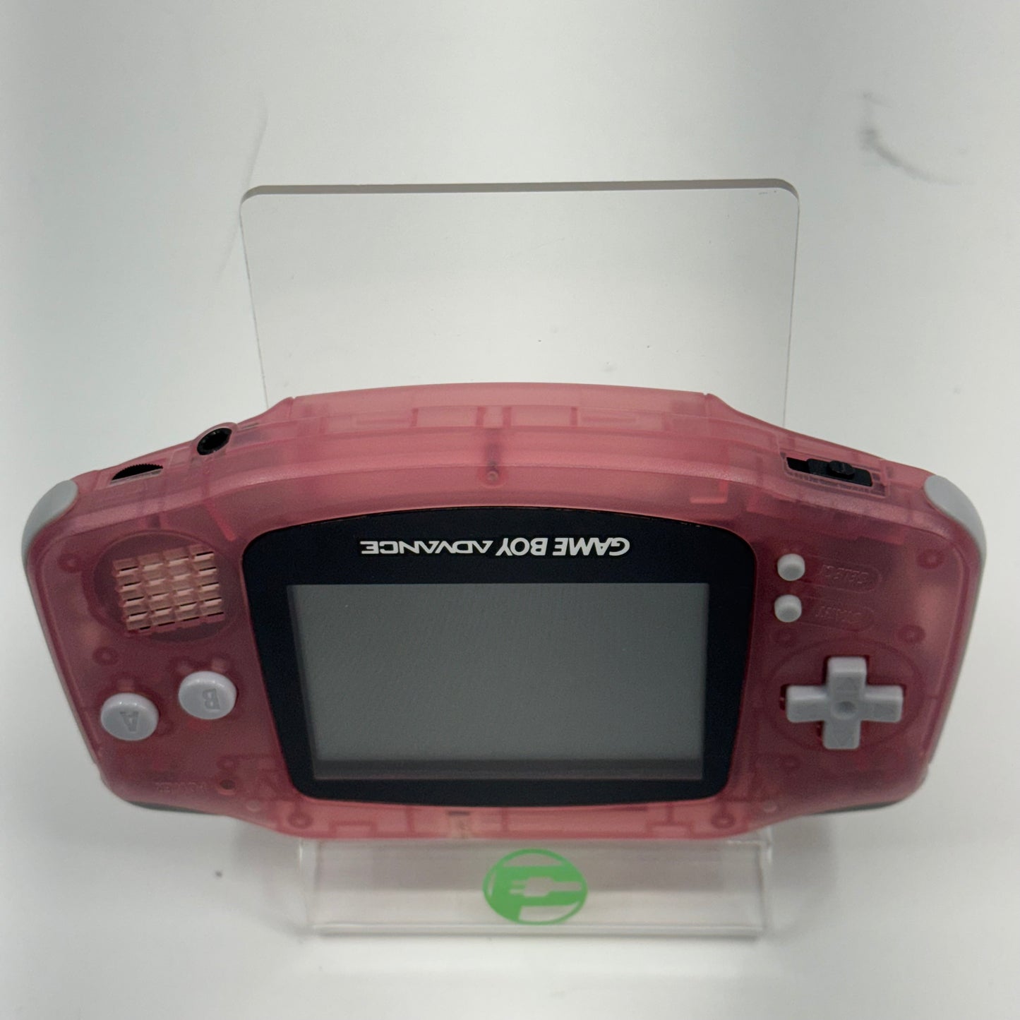 Nintendo Game Boy Advance Handheld Game Console Only AGB-001 Clear Pink Fuschia