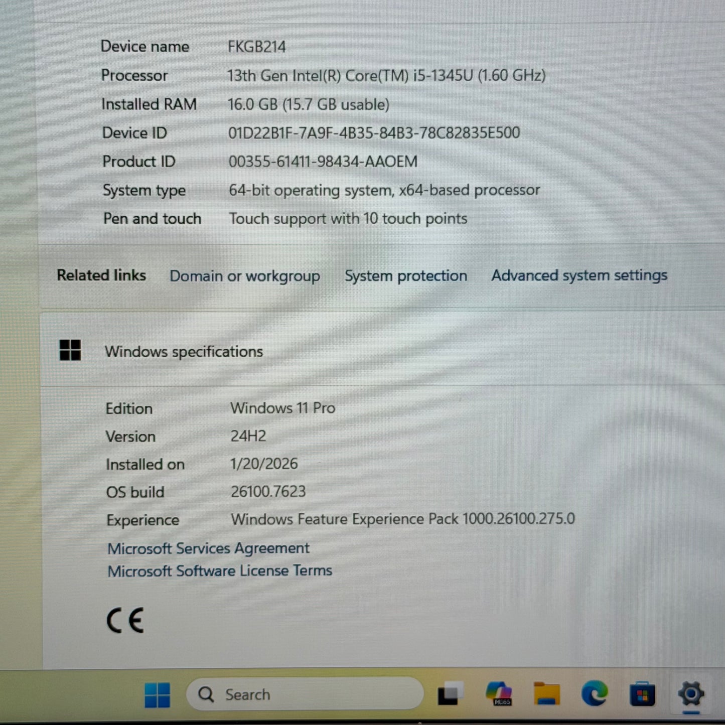 Dell Latitude 5540 15.6" i5-1345U 1.6GHz 16GB 256GB SSD intel Iris Xe Graphics